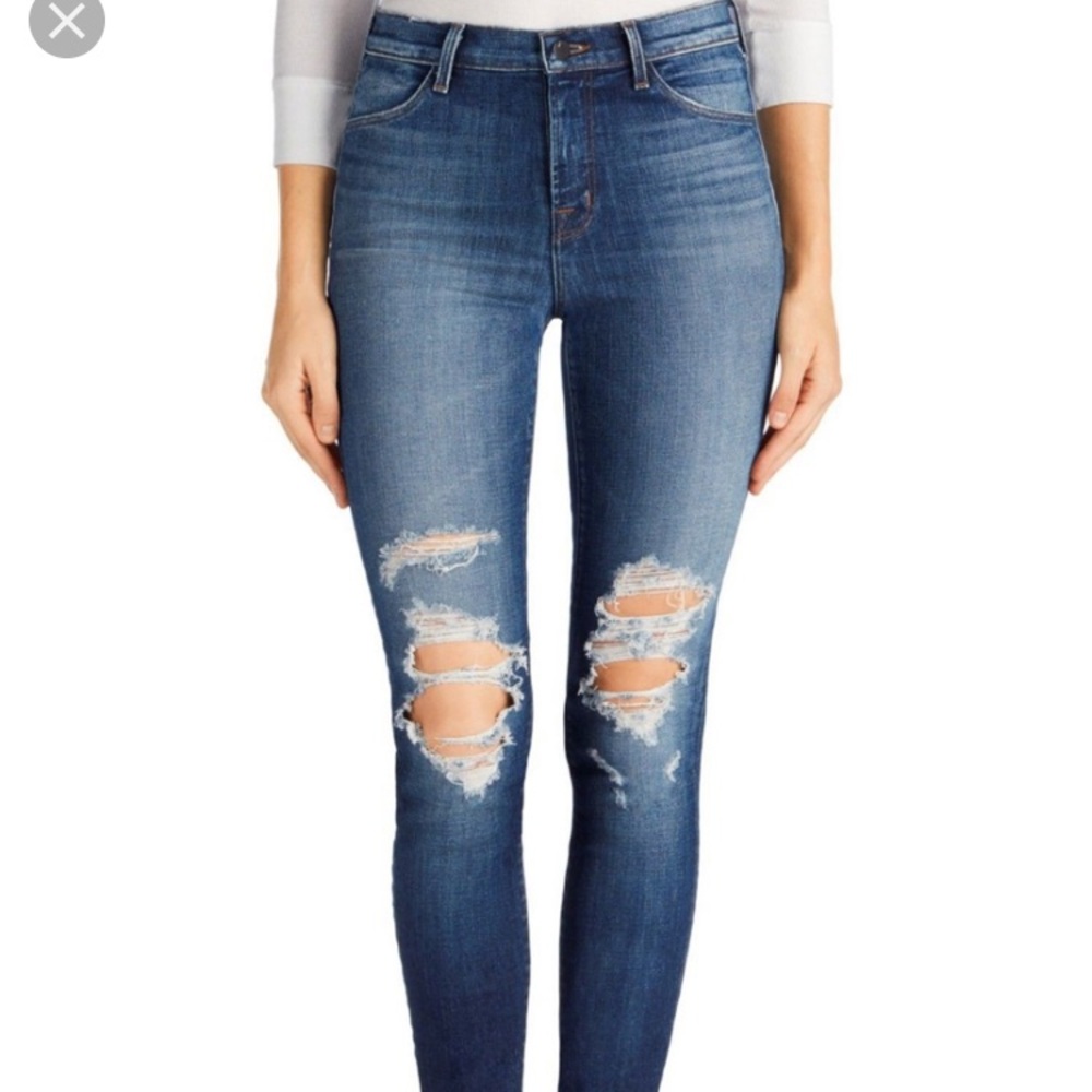 J Brand. Maria high rise skinny jeans. 29